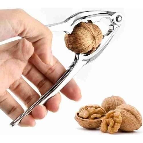 Walnut Clip Aluminum Stainless Steel Food Clip Quick Walnut Almond Pecan Nutcracker Kitchen Fruit Tool Accessories Nutcracker