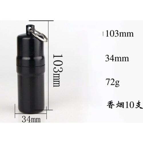 Creative Pendant Portable Waterproof Ten Cigarette Pack Cigarette Case Gift for Men Outing Compact Cigarette Case Convenience