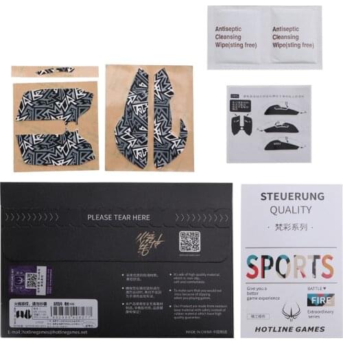 Hotline Games Mouse Skin Anti-Slip Grip Tape Self Adhesive Design Sweat Resistant Tape Pads for razer Viper Mini Mouse
