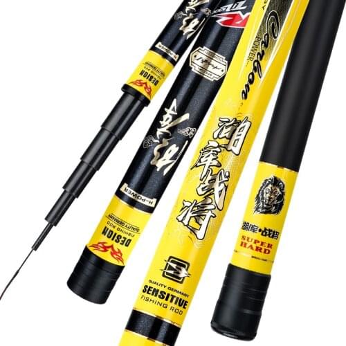 New product Lake Taiwan Fishing Rod Hand Rod 8-10-12-13-15 M Ultra-Light Ultra-Hard Long sections Carbon Fishing Rod