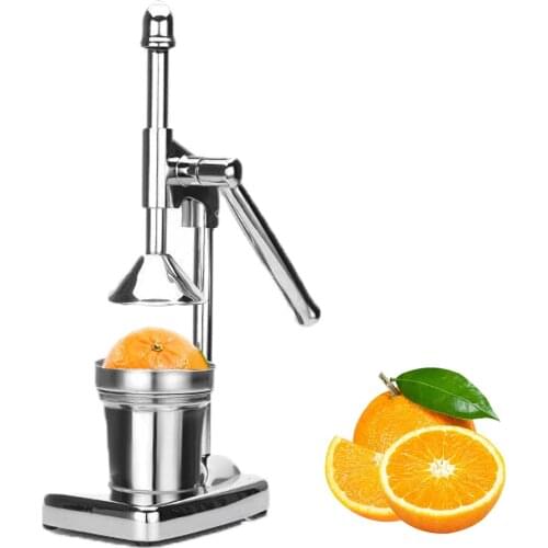 Orange Stainless Steel Manual Lemon Juicer Pomegranate Juicer Hand Press Citrus Juicer Commercial Grade Citrus Professional
