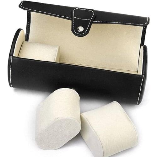 Box Jewelry Display Collection Organizer Holder Gifts 3 Grids Watch Case Storage