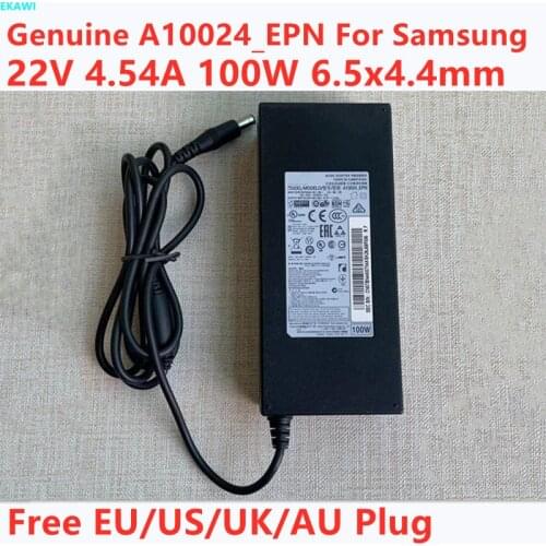 Genuine A10024_EPN 22V 4.54A 100W Power Supply AC Adapter For Samsung Monitor LS34E790C LS34E790 CHG70 S34 L834E790CNSEN SE790C