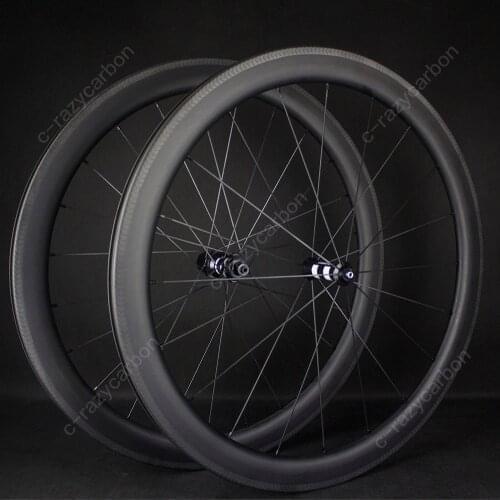 FIERCE Carbon-Wheelset 60mm Depth Road Aero Bike Wheels 350DT/240DT 700C High Quality Road Bike Racing V Brake Cycling Wheelset