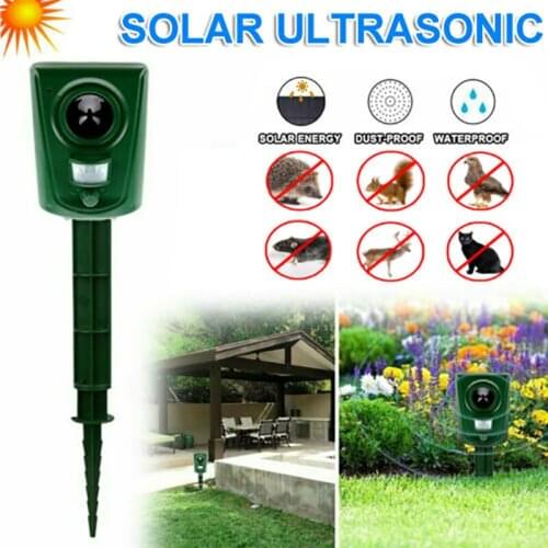 Ultra Sonic Garden Deterrent Repeller Cat Dog Fox Bird Scarer Pest Control Cats Dog Repeller Frighten Animals For Outdoor Garden
