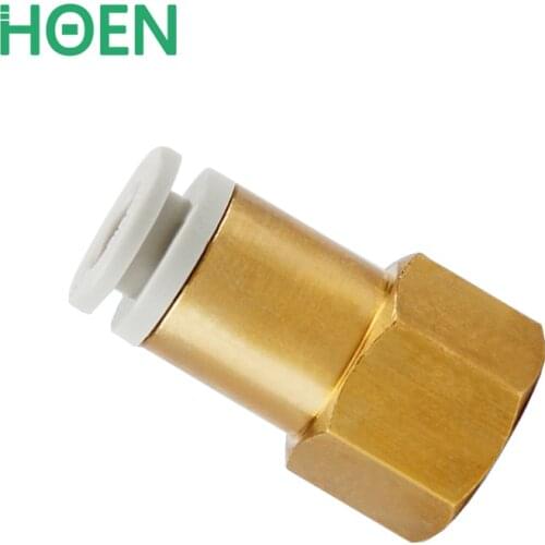 SMC Type Air Pipe Fitting KQ2F Series Female Thread Brass Pneumatic Connector Quick Joint Fitting KQ2F04-M5 KQ2F06-M5 KQ2F08-01