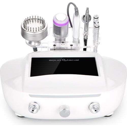 Hot Sale 5 In 1 Ultrasonic Skin Scrubber Facial Cleanse Microdermabrasion Blackhead Removal Skin Rejuvenation Machine