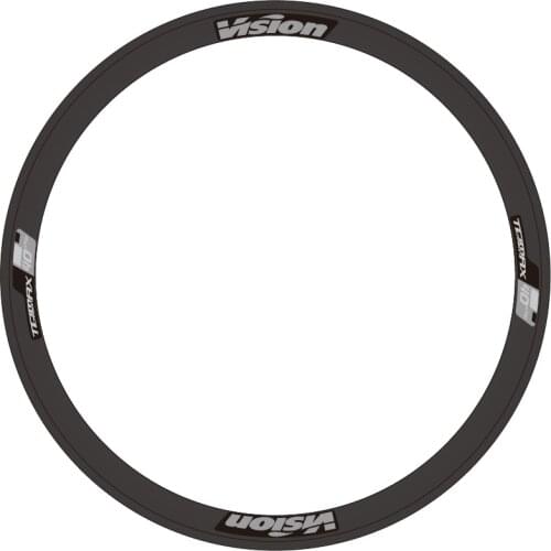 Vision trimax 40 wheel set sticker road bike carbon cutter ring rim custom bicycle sticker waterproof