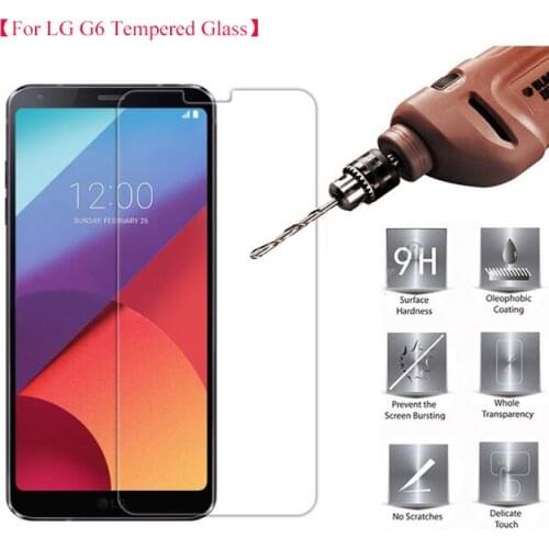 Screen Protector sFor LG G6 Glass Phone Tempered Glass For LG G6 LGG6 Screen Protector G 6 Anti Scratch Glass Film 5.7"