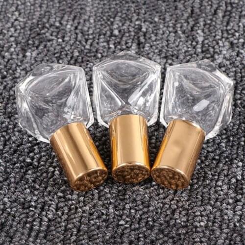 8ML Mini Essential Oils Metal Roller Ball Glass 1PC High Quality Perfume Bottles Traveler New Empty Roll-On Refillable Bottles