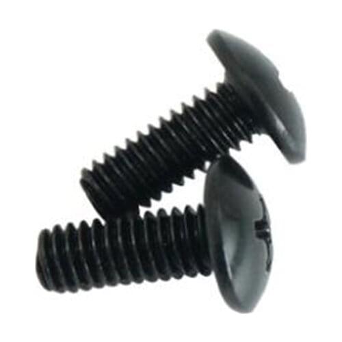 20-100PCSPcs M3 M4 M5 M6 TM Screws Phillips Truss Mushroom Head Bolt Black