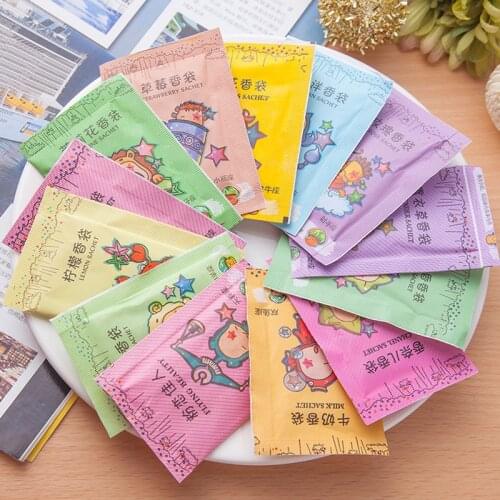 10PCS Sachet Wardrobe Flavoring, Deodorizing and Deodorizing Fragrance Bag Paper Bag Shoe Cabinet Sachet Natural Grain Sachet