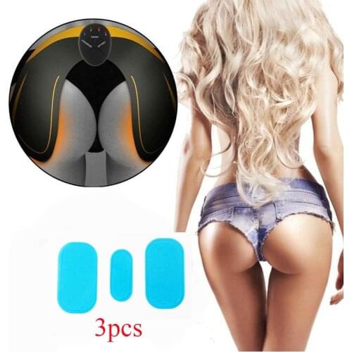 3pcs Replacement Gel Pads Hip Muscle Trainer Replacement Massager Gel Sheet Muscle Stimulator Exerciser Pad Accessories