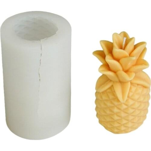 3D Pineapple Silicone Mold for Baking Chocolate Cake Dessert Mould Pastry Mousse Plaster Candle Making DIY