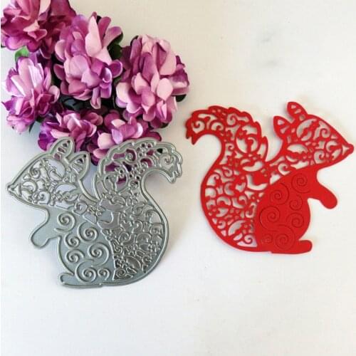 Squirrel fustella troqueles metalicos scrapbooking dies metal cuts template embossing folders stencil