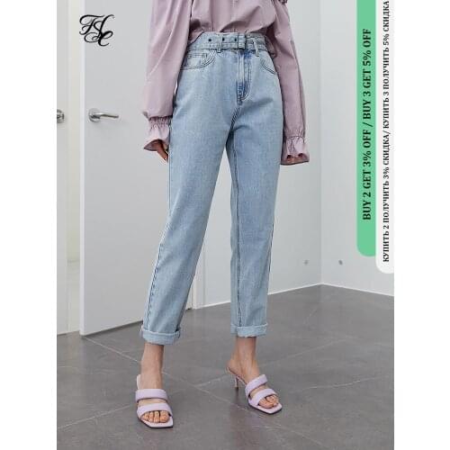 Женские зауженные джинсы FANSILANEN China At AliExpress