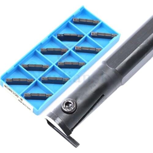 1pc CNC internal groove cutting Toolholder MGIVR2925 MGIVR3125 High-quality finishing+10pcs MGMN Carbide machine grooving insert