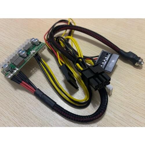 PCI-E 6pin Input DC-ATX-250W 24pin Power Supply Module Swithc Pico PSU Car Auto Mini ITX High DC-ATX power module ITX Z1
