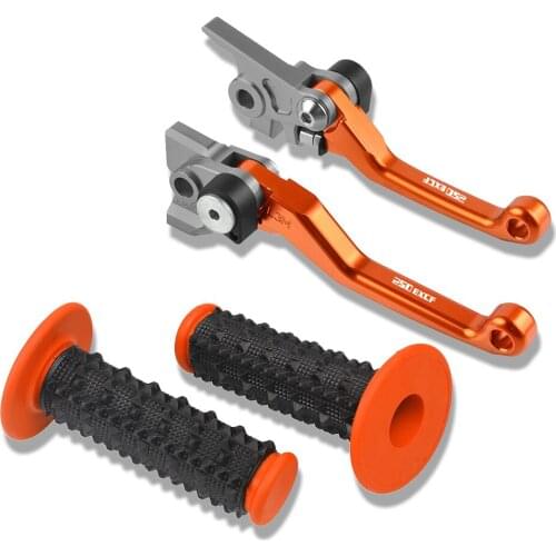 Non-slip Handle Grip Handlebar FOR KTM 250EXCF 2003 2004 2005 Motocross Dirt Bike Brake Clutch Levers Handlebar Handle Grips