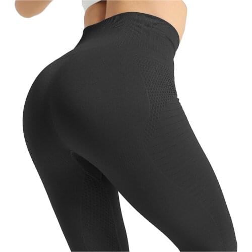 2021 New Seamless Leggings High Elastic Sports Fitness Legging Women High Waist Gym Scrunch Butt Running Training Tight Pant