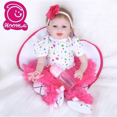New 55cm Reborn Super Baby Lifelike Toddler Baby Bonecas Kid Doll Bebe Reborn Brinquedos Reborn Toys For Kids Gifts