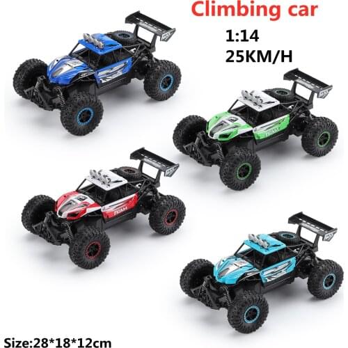 New 1:14 4WD RC Car 25KM/H 2.4G Radio Remote Control Cars Buggy Off-Road Control Trucks Boys Toys for Children L28cm