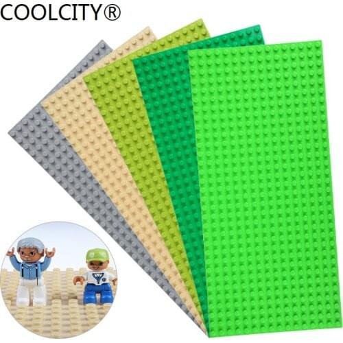 51*25.5cm Big Blocks Baseplate Kids Educational Brick DIY Toys Blocks BasePlate Compatible with Duploe
