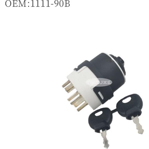 Excavator JCB start ignition switch JCB200 JCB220 electric door lock ignition key 9 plug