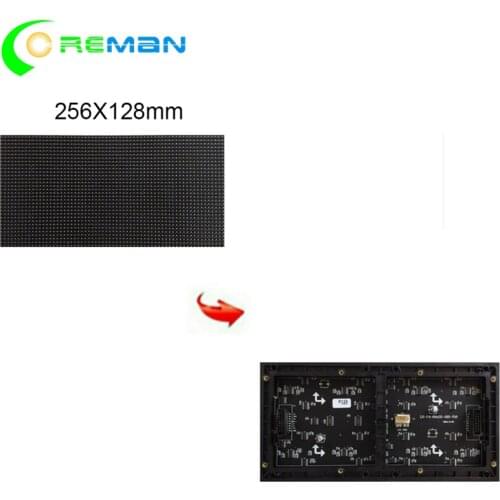 All aliexpress cheapest price Full Color Indoor Programmable P4 RGB led matrix led module 256 x 128mm ph4 led screen module