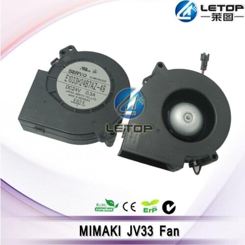 DC24V 0.3A , Mimaki JV33 TS3 Printer Fan Paper Suction Cooling Fan for Sell