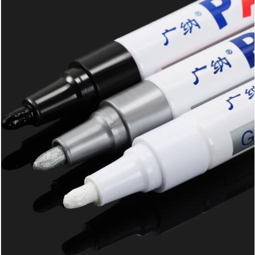 Colorful Waterproof Car Tyre Tread CD Metal Marker Pen For Toyota Corolla Avensis Rav4 c-hr Volkswagen VW Passat B6 Polo