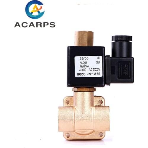 1/2" High Pressure 1.6Mpa 0927 Normally Open Brass Solenoid Valve Pilot Solenoid Valve 380V 240V 220V 110V 24V 12V