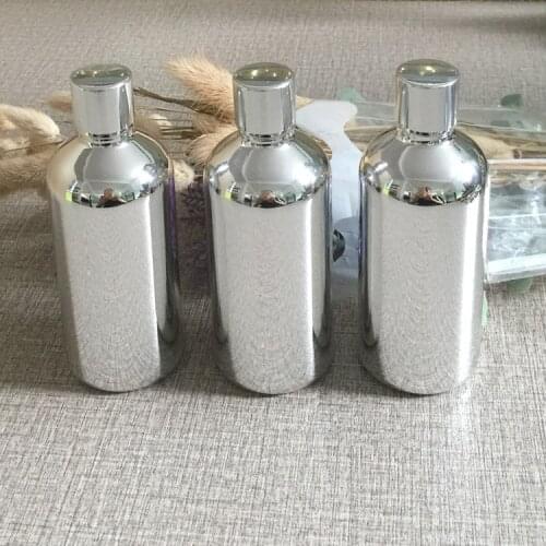 100ml glass perfume bottle w aluminum cap essential oil bottle empty travel container makeup containers storage packaging