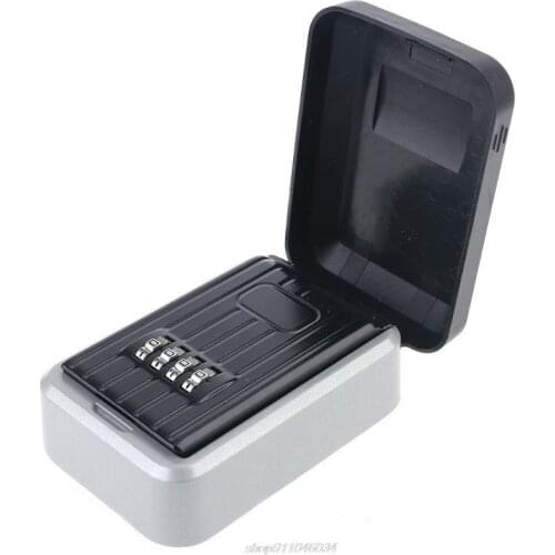 4 Digit Combination Resettable Code Key Safe Lock Storage Box Outdoor Password Security Waterproof Push Button Au3 21 Dropship