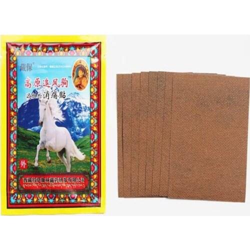 8pcs/bag white horse Far infrared pain relief plaster patches for sciatica arthritis Muscle Ache Back Joint waist Pain relieving