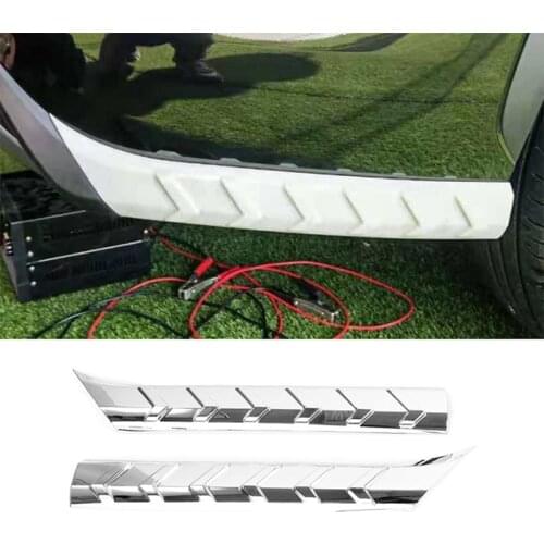 Car Bumper Rear Corner Protection Decorative Strip Rear Wrap Corner Anti-Scratch Cover for Toyota Highlander 2021 2022