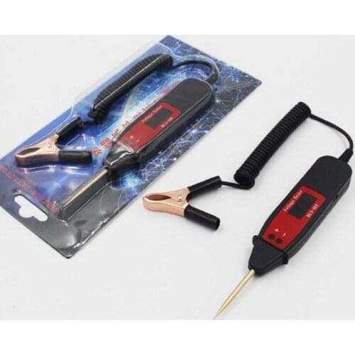 Car Diagnostic Tool Circuit Tester Probe Light System Test Probe Lamp Auto Light Lamp Voltage Test Pen Detector DC5-36V