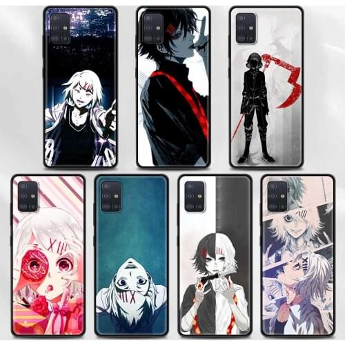Case For Samsung A71 A52 A51 A91 A72 A41 A42 A31 A32 A21s A21 A12 A11 A02 A02s A01 Black Shell Anime JUUZOU SUZUYA Tokyo Ghouls
