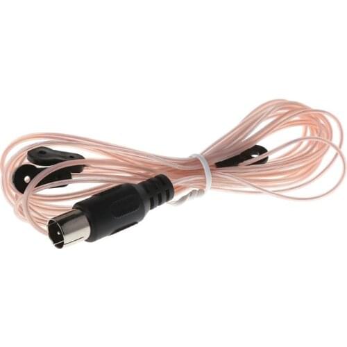 Dipole Radio Antenna Aerial FM Signal Receiver Male Connector TV Adapter Tuner Card Amplifier Home Indoor G6DC