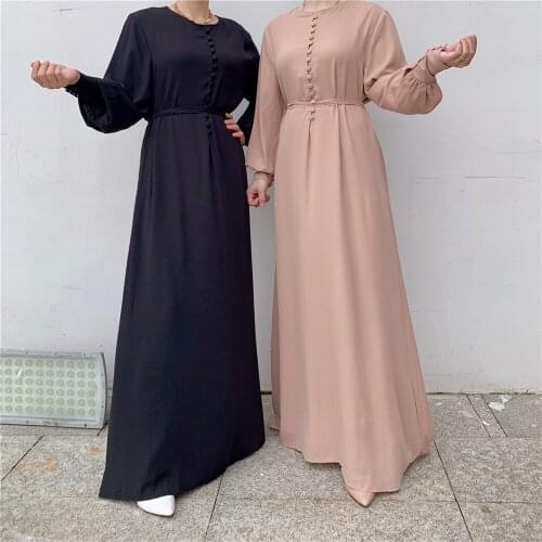 Eid Abaya Muslim Women Hijab Maxi Dress Dubai Kaftan Islamic Clothing Arabic Robe Turkey Caftan Kaftan Ramadan Jilbab Party Gown