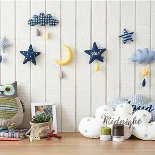 Innovative Wall Hangings Bed Bells Childrens Room Wall Decoration Nordic Style Cloud Rocket Decoration Net Hanging Decoration