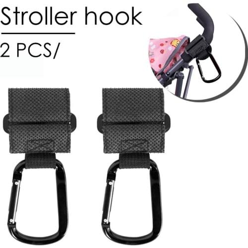 2Pcs Baby Stroller Hook Strong Hanger For Baby Pushchair Prams Poussette Hook Stroller Organizer Hanger Hook For Diaper Bags