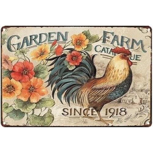 Metal Tin Sign garden farm Decor Bar Pub Home Vintage Retro(Visit Our Store, More Products!!!)