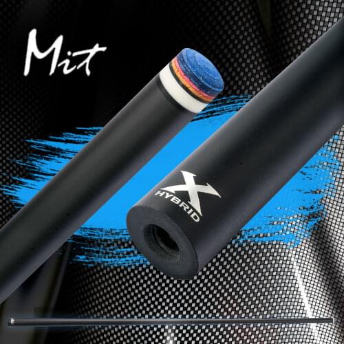MIT X-HYBRID Pool Cue Shafts 12.5mm Tip 74cm Carbon Fiber 3/8*8 Radial Pin Joint For Pool Stick Technology Exquisite and Durable