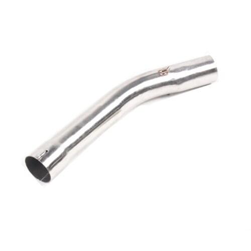 Motorcycle Chrome Exhaust Midpiece Pipe Middle Connect Pipe For Yamaha YZF R6 1998-2005
