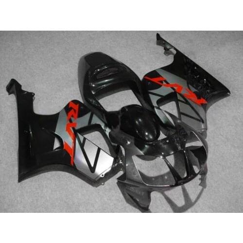 Motorcycle Fairing kit for HONDA VTR1000 00 01 03 04 06 VTR 1000 SP1 2000 2003 2006 Black grey ABS Fairings set +7 gifts HM09