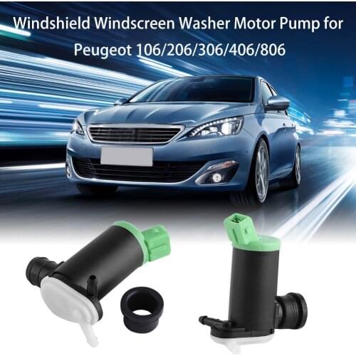 Car Windshield Windscreen Wiper Washer Motor Pump For Peugeot 106 206 306 406 806