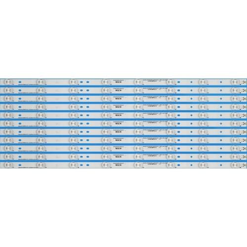 New 1set=11PCS 8 LEDs 585mm LED backlight strip for Hisense LED55EC520UA 55-HD550DU-B21-11X8-3030c-v0 1150644 TH-55DX400C