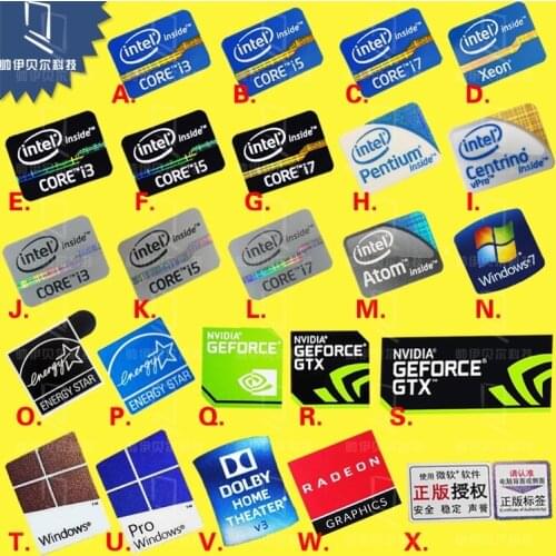Original core i7 Core 3 4 5 6 7 8 9 10th generation laptop desktop CPU label sticker