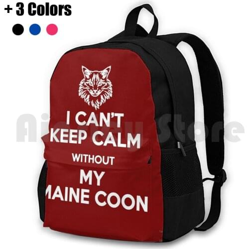Maine Coon Cat Outdoor Hiking Backpack Waterproof Camping Travel Maine Coon Maine Coon Cat Maine Coon Maine Coon Rescue Maine